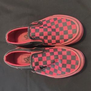 Red/Black Checkered Vans